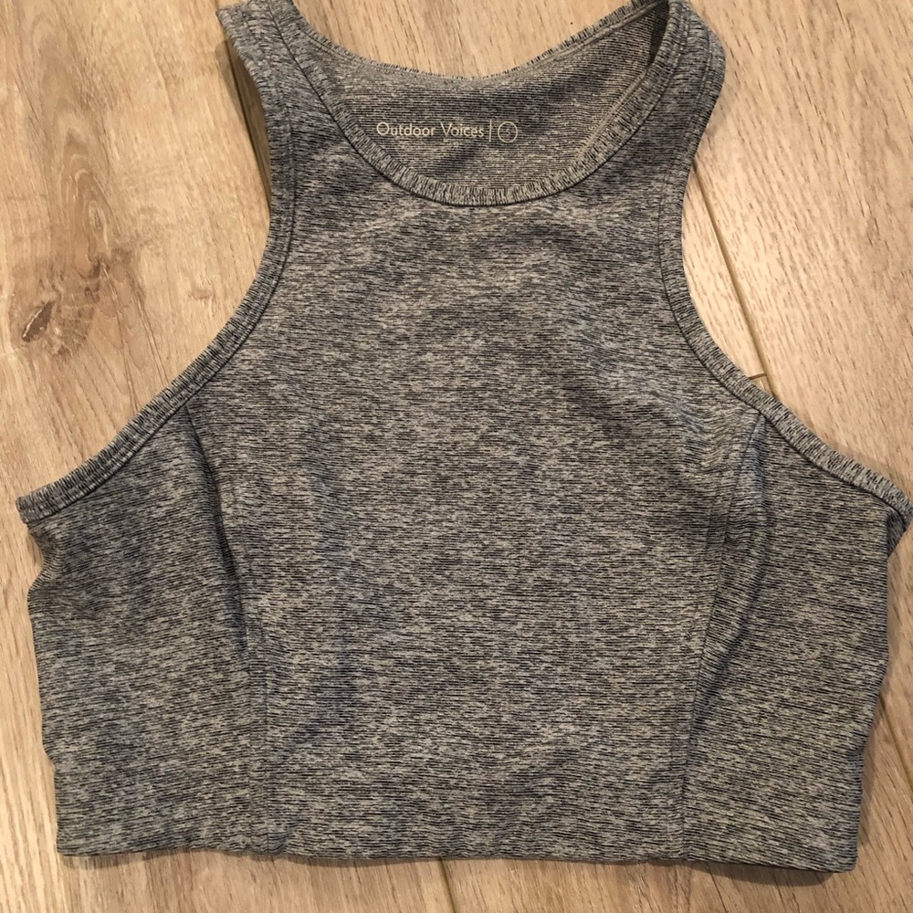 Outdoor Voices Grey Sports Bra